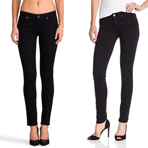 PAIGE Denim - PAIGE Skyline Skinny in Black, 26